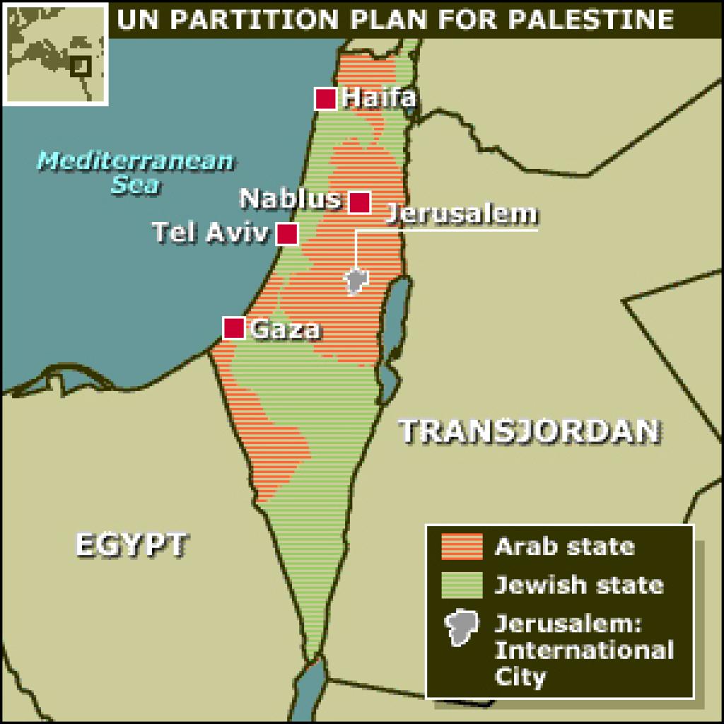 מפות מ- bbc של ישראל והשטחים הכבושים