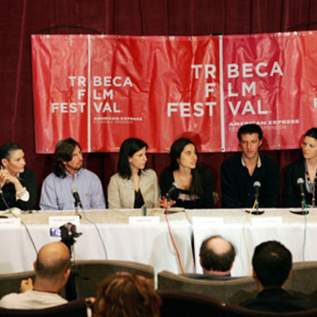 PRESS CONFERENCE AT THE TRIBECA FILM FESTIVAL